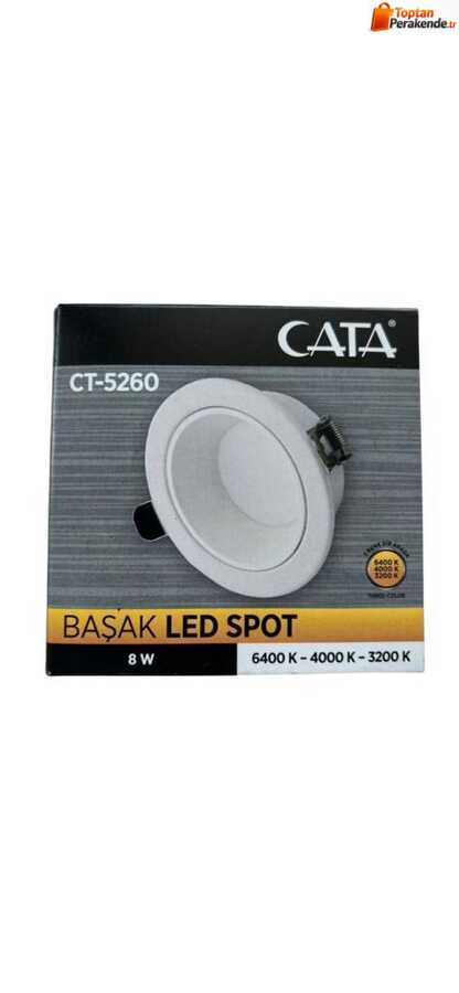Cata CT-5260 8W Başak Led Armatür Beyaz Işık